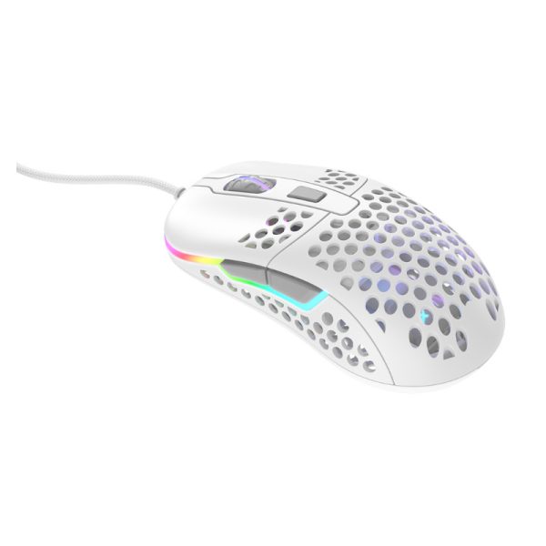 Cherry XTRFY M42 optički RGB igraći miš, 16000 cpi, USB, bijeli - Slika 2