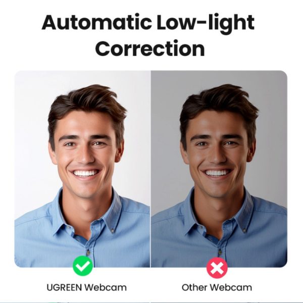 UGREEN CM678 Web kamera, Full HD 1080p, HD, crna - Slika 2
