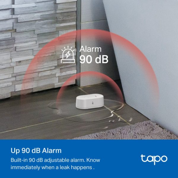 TP-Link Tapo T300 Pametni senzor curenja vode, 90dB alarm, IP67, Tapo app - Slika 4