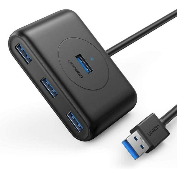 UGREEN 4-portni USB-A HUB 4xUSB-A 3.0, 1m, crni - Slika 2