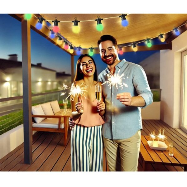 WOOX WiFi Smart LED Smart Party Lighting String 5.5W, IP65, 9m - Slika 4