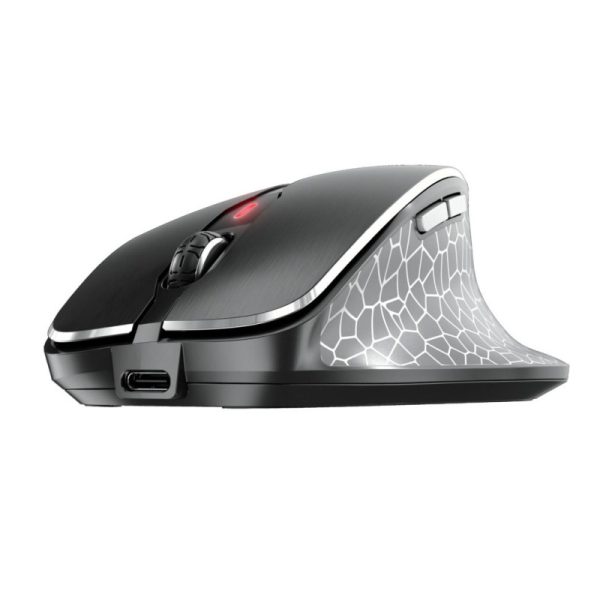 Cherry MW 8C Ergo bežični/BT optički miš, AES-128, USB, crni - Slika 3