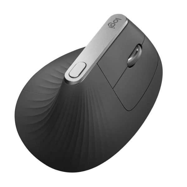 Logitech MX Vertical Advanced vertikalni ergonomski bežični optički miš, za dešnjake, USB, grafit (910-005448) - Slika 2