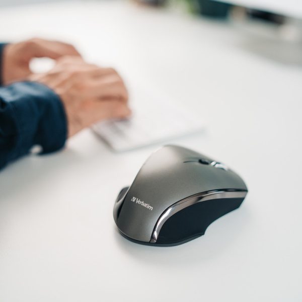 Verbatim Deluxe bežični Blue LED miš, 8 tipki, srebrni - Slika 5