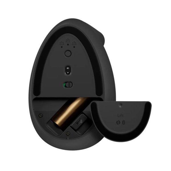 Logitech Lift bežični vertikalni ergonomski miš, USB, sivi (910-006473) - Slika 5