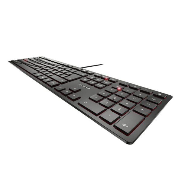 Cherry KC 6000 Slim tipkovnica, USB, crna - Slika 3