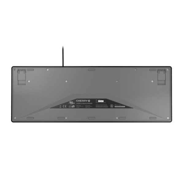 Cherry Stream tiha vodootporna tipkovnica, USB, crna - Slika 4