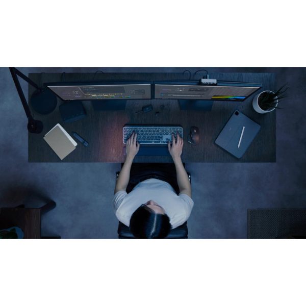 Logitech MX Keys S bežična bluetooth tipkovnica, siva (920-011591) - Slika 6