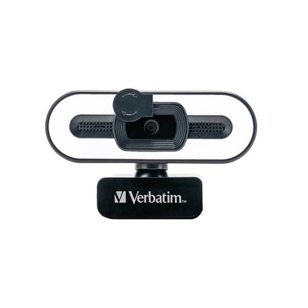 Verbatim AWC-02 web kamera, Full HD 1080p sa autofokusom, mikrofonom i svijetlom - Slika 2