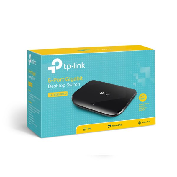 TP-Link 5-port Gigabit Desktop preklopnik (Switch), 5×10/100/1000M RJ45 ports, plastično kućište - Slika 7