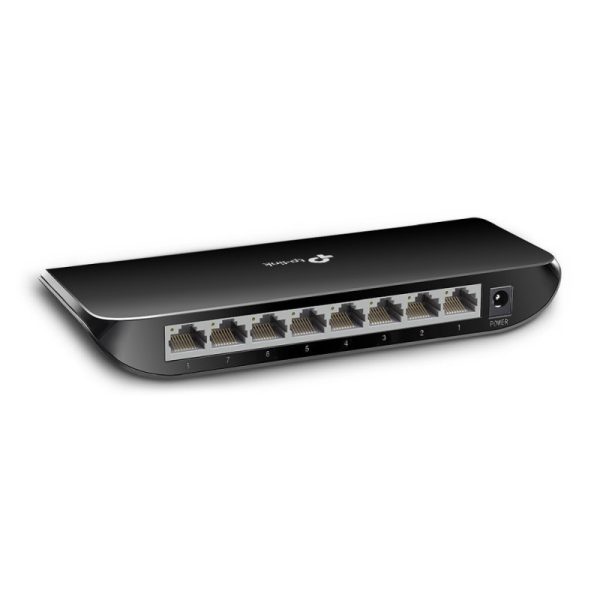 TP-Link 8-port Gigabit Desktop preklopnik (Switch), 8×10/100/1000M RJ45 ports, plastično kućište - Slika 3
