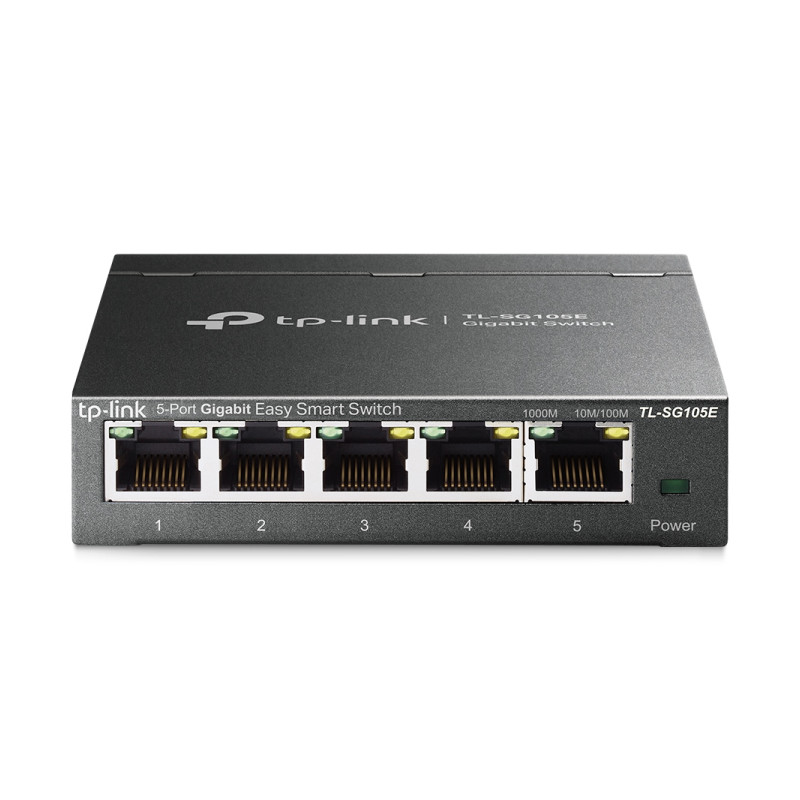 TP-Link 5-port Gigabit Easy Smart preklopnik (Switch), 5×10/100/1000M RJ45 ports, metalno kućište