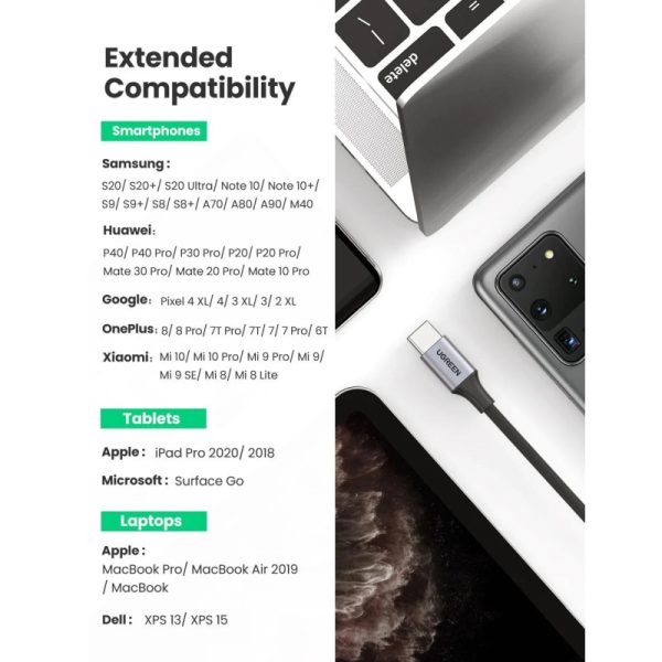 UGREEN adapter USB-C na 3.5mm, 10cm - Slika 3