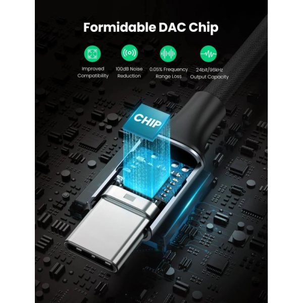 UGREEN adapter USB-C na 3.5mm, 10cm - Slika 5