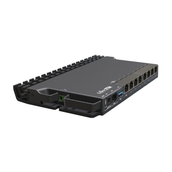 Mikrotik RouterBOARD RB5009UG+S+IN, ARMv8 CPU, 1GB DDR4 RAM, 1GB NAND, 1×2.5Gbit LAN, 7×1Gbit LAN, 1xSFP+ port, RouterOS L5, metalno desktop kućište, PSU - Slika 2