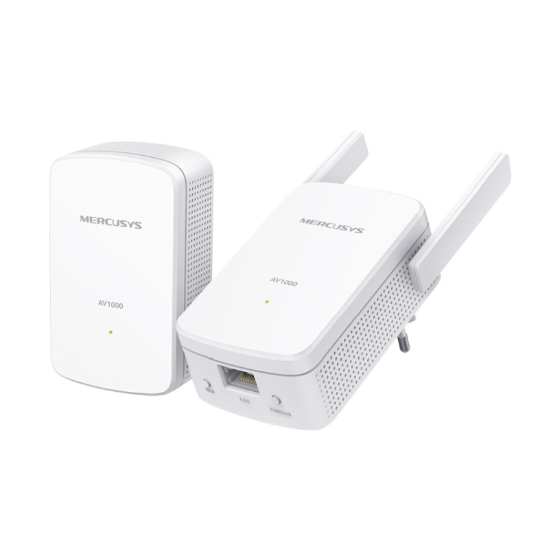 Mercusys AV1000 Powerline Gigabit mrežni adapter, 1000Mbps, HomePlug AV2 (MP510 & MP500)