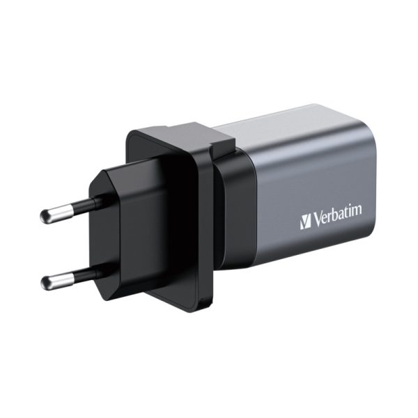 Verbatim GNC-35 GaN zidni punjač 35W, 1×USB-C PD 35W / 1×USB-A QC3.0 - Slika 3