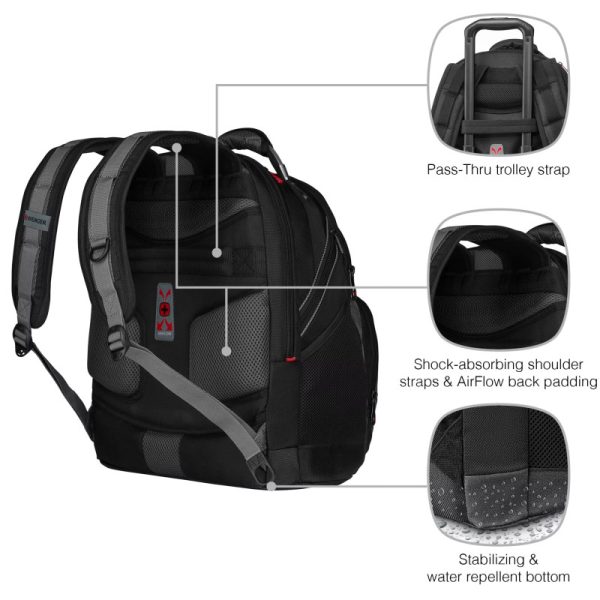 Wenger ruksak Synergy za prijenosnike do 16", crno/sivi - Slika 7