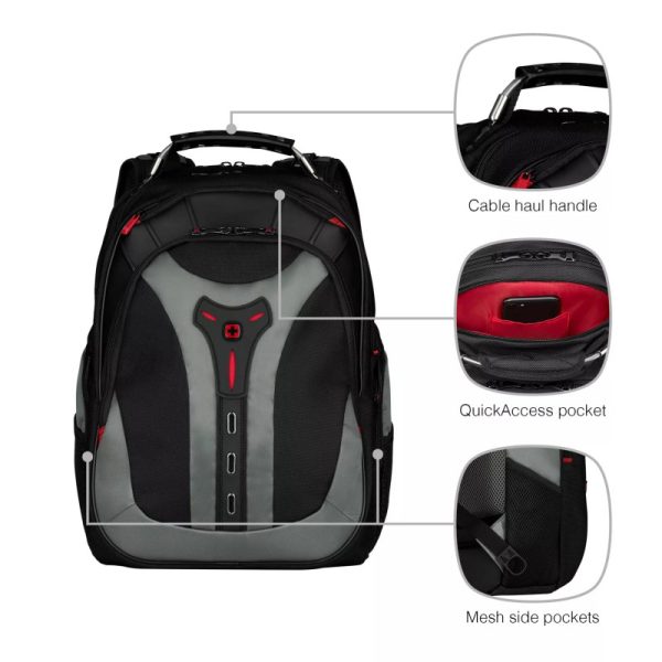 Wenger ruksak Pegasus za prijenosnike do 17", crno-sivi - Slika 8