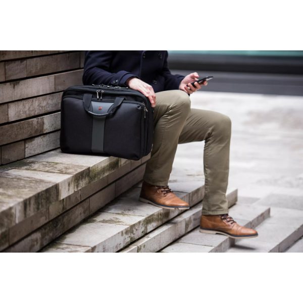 Wenger torba Legacy Double za prijenosnike do 16", crno-siva - Slika 10