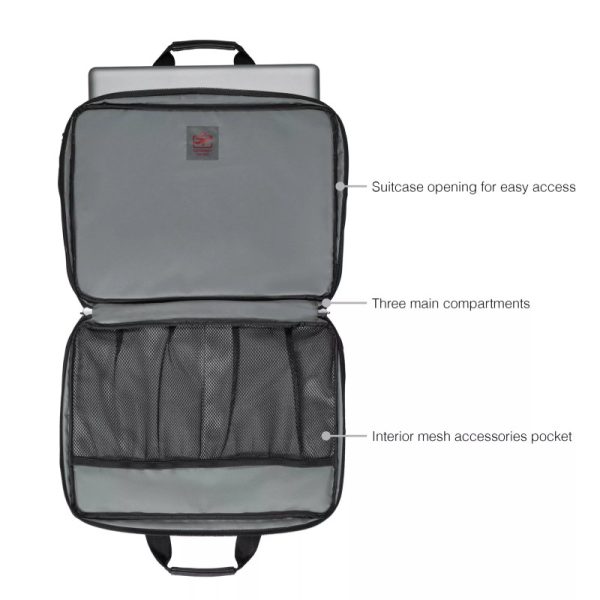 Wenger torba Legacy Triple za prijenosnike do 17", crna - Slika 7