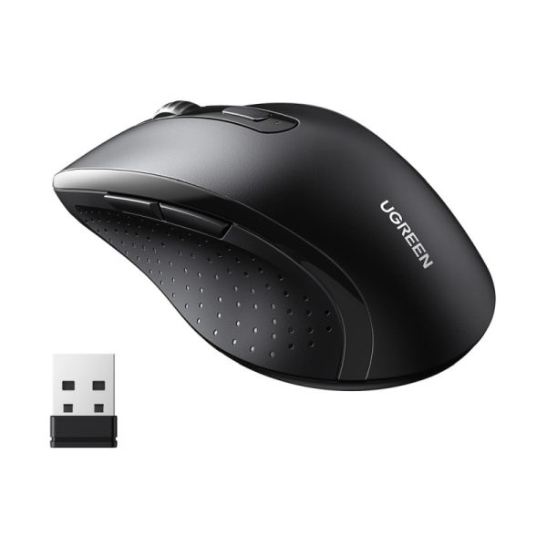 UGREEN bežični miš, 1600 DPI, USB, crni - Slika 2