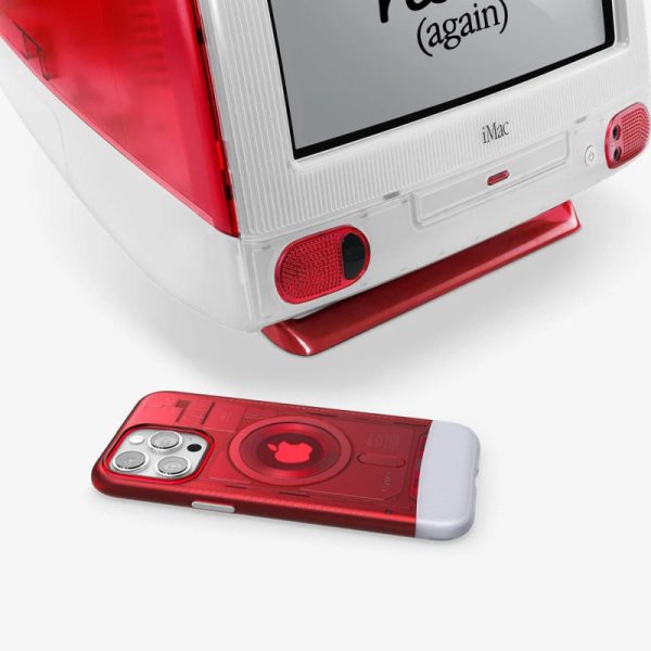 Spigen Classic C1 MagSafe, ruby - iPhone 15 Pro (ACS06744) - Slika 5