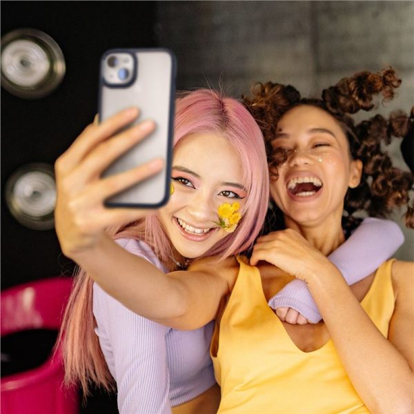 Spigen Crystal Hybrid, zaštitna maska za telefon, mat crna - iPhone 15 Plus (ACS06462) - Slika 5