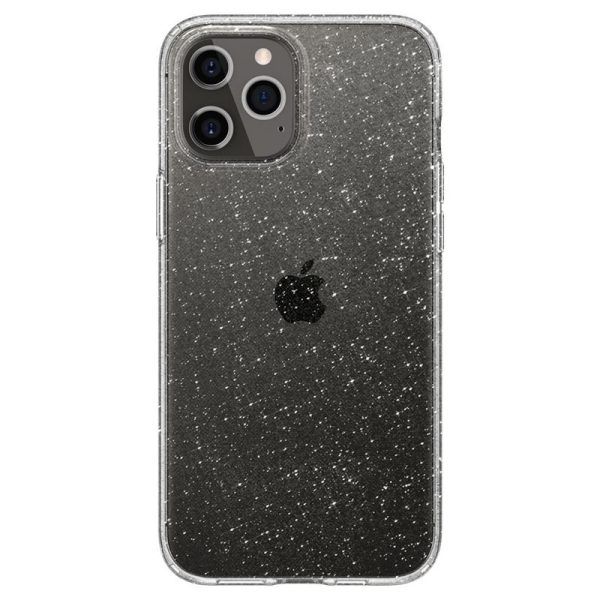 Spigen Liquid Crystal Glitter, zaštitna maska za telefon, prozirna clear-iPhone 12/Pro - Slika 2