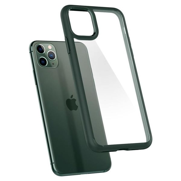 Spigen Ultra Hybrid, zaštitna maska za telefon, midnight green - iPhone 11 Pro (ACS00417) - Slika 3