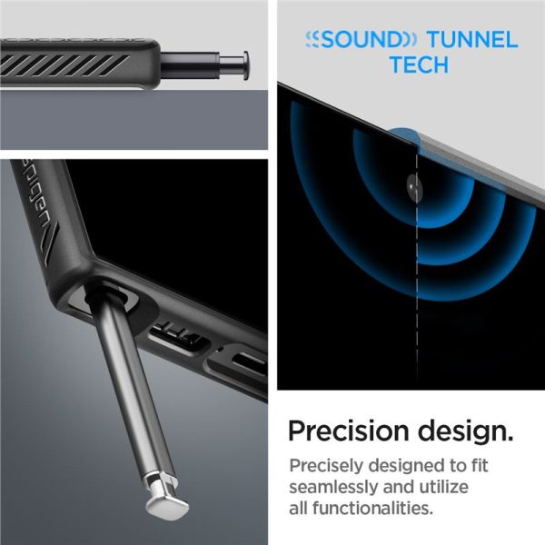 Spigen Liquid Air, zaštitna maska za telefon, crna - Samsung Galaxy S23 Ultra - Slika 5