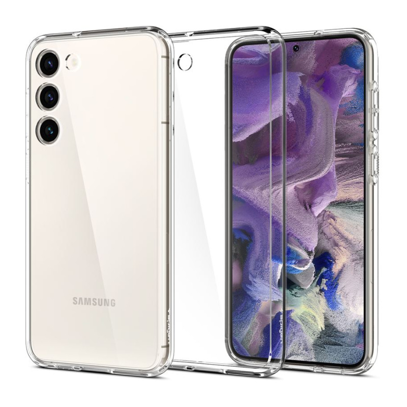 Spigen Ultra Hybrid, zaštitna maska za telefon, prozirna - Samsung Galaxy S23