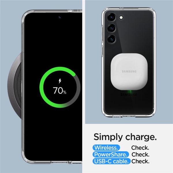 Spigen Ultra Hybrid, zaštitna maska za telefon, prozirna - Samsung Galaxy S23 - Slika 3