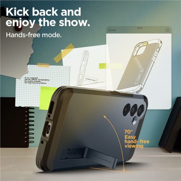 Spigen Tough Armor, zaštitna maska za telefon, metal slate - Samsung Galaxy A54 5G (ACS05884) - Slika 4