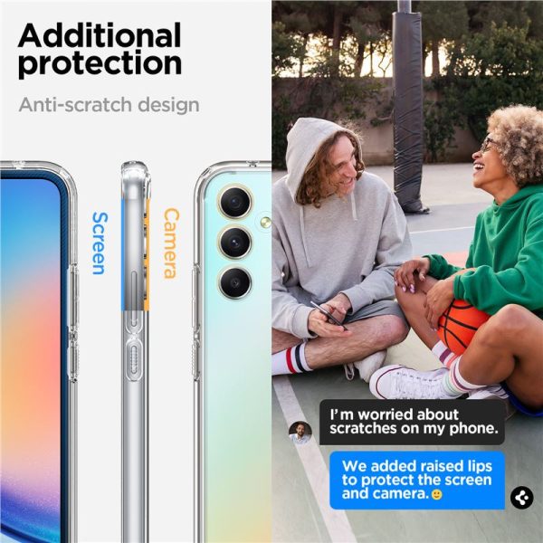Spigen Ultra Hybrid, zaštitna maska za telefon, prozirna - Samsung Galaxy A34 5G (ACS05904) - Slika 4