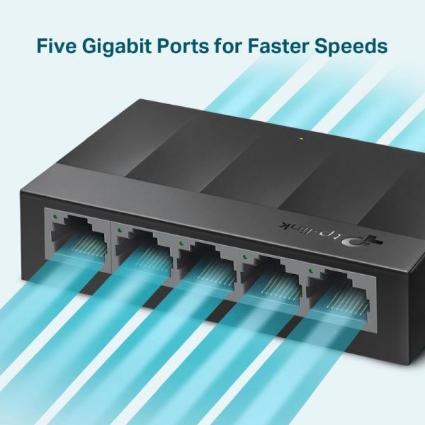 TP Link 5-port Gigabit Desktop preklopnik (Switch), 802.3X Flow Control, vanjsko napajanje - Slika 4