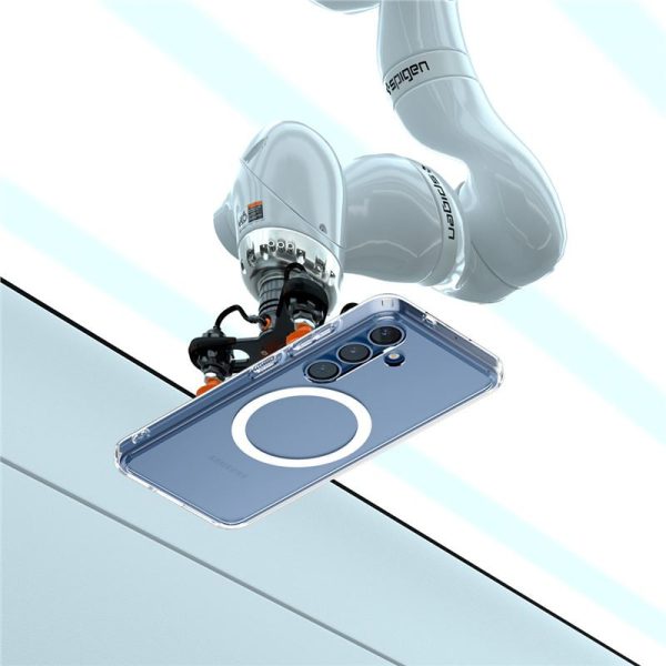 Spigen Ultra Hybrid MagSafe, clear white - Samsung Galaxy S25+ (ACS08981) - Slika 5