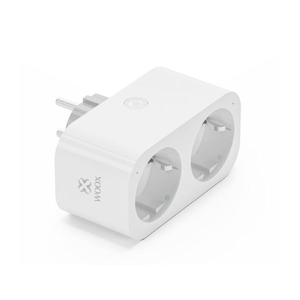 WOOX WiFi Smart dupla utičnica, 16A/3680W, WooxHome app, glasovna kontrola - Alexa & Google Assistant, Wi-Fi kontrola (R6153) - Slika 5