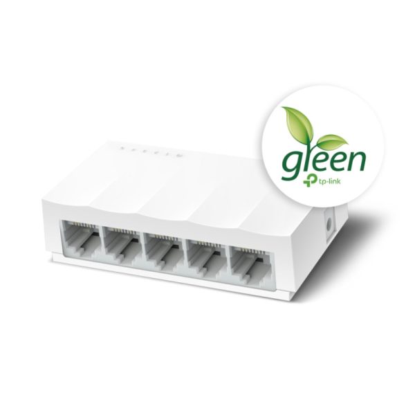 TP Link LS1005 5-Port 10/100Mbps Desktop Network preklopnik (Switch), 802.3X Flow Control, vanjsko napajanje - Slika 2