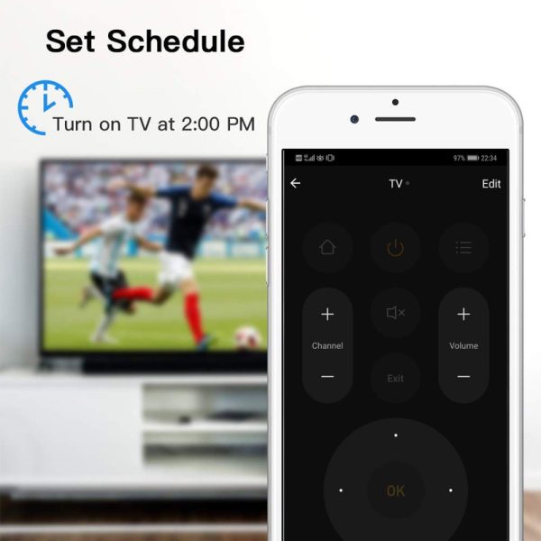 WOOX WiFi Smart univerzalni IR daljinski upravljač, WooxHome app, glasovna kontrola - Alexa & Google Assistant, bijeli (R4294) - Slika 3