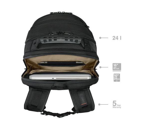 Wenger ruksak (poslovni) Legacy Black Series za prijenosnike do 16", crni - Slika 6