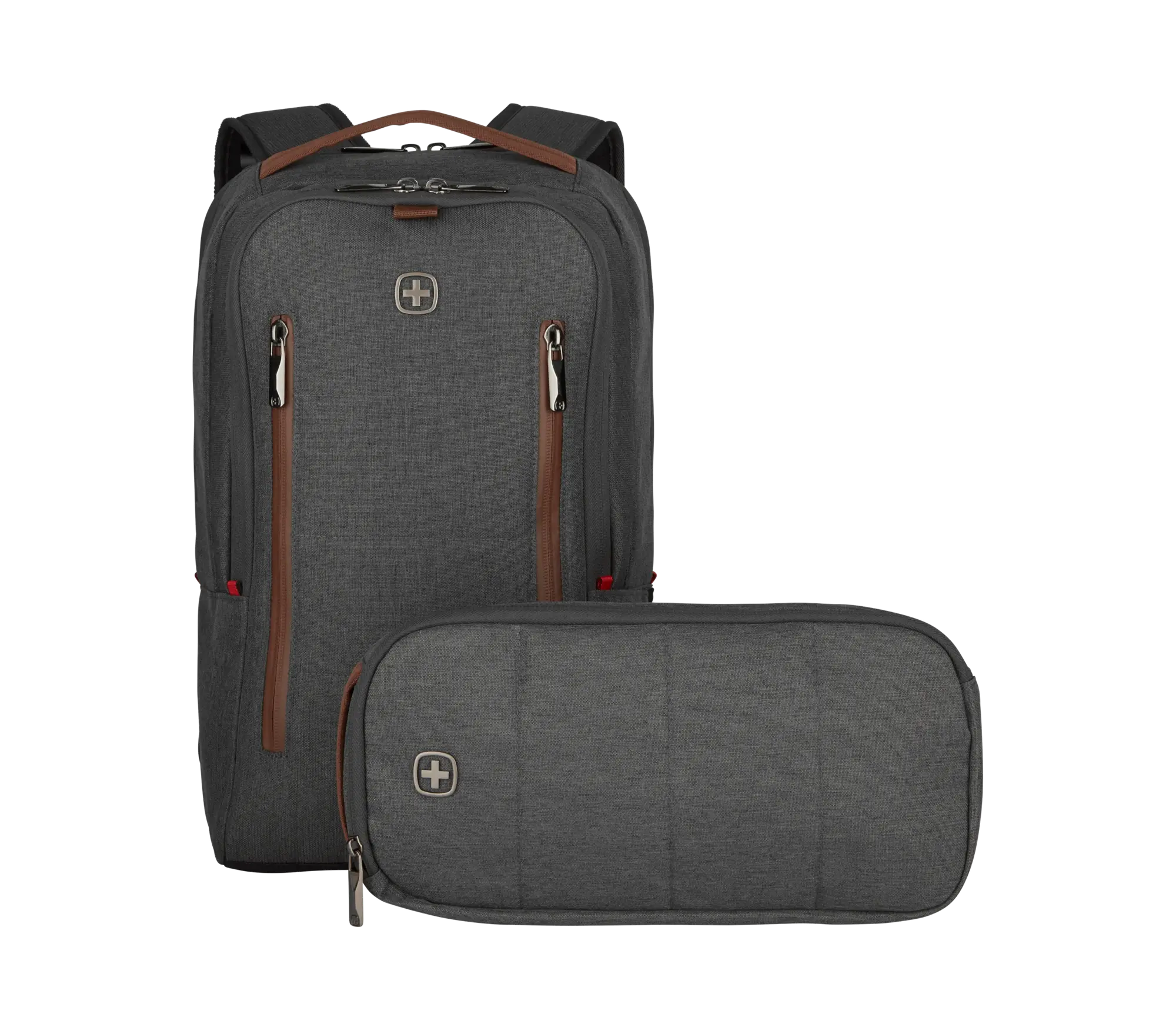 Wenger ruksak City Upgrade za prijenosnike do 16" sa dodatnom torbom, sivi