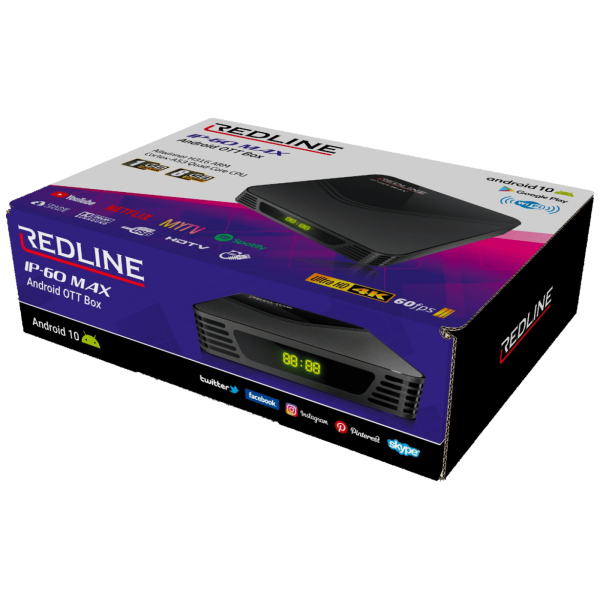 REDLINE Prijemnik IPTV@Android, 4K, 1 / 8 GB, USB, WiFi - IP-60 Max - Slika 2