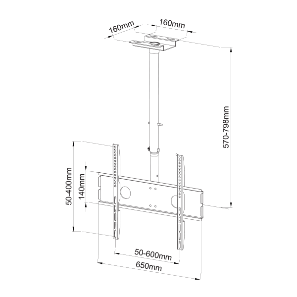 STROPNI STALAK SBOX CPLB-102M - Slika 3