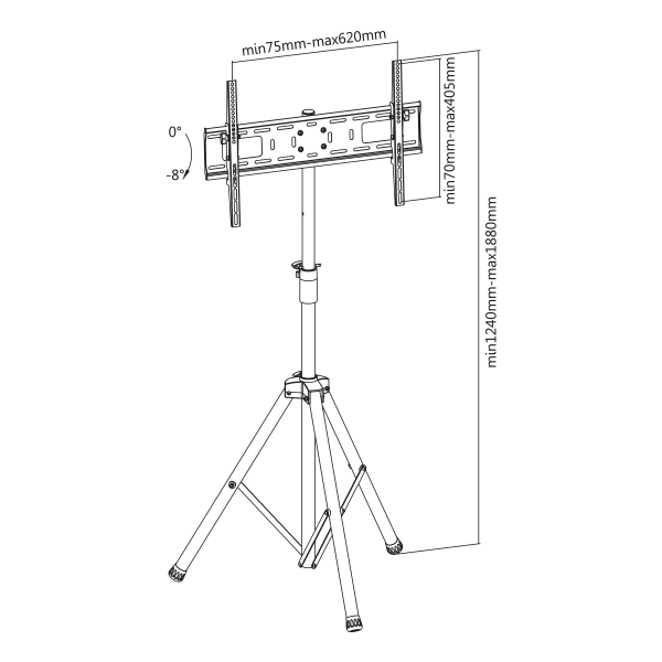 PODNI FIKSNI STALAK SBOX FST-846 - Slika 6