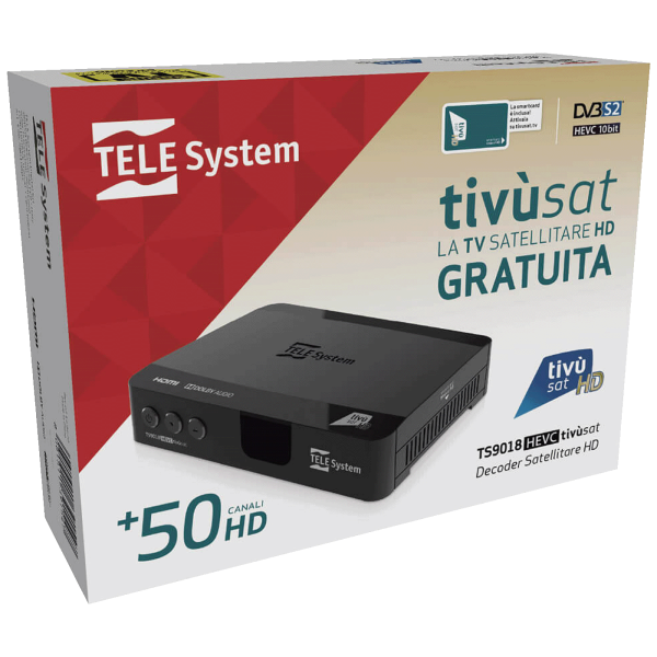 TELE System Prijemnik satelitski, DVB-S/S2 sa tivùsat smart karticom - TS9018HEVC HD tivùsat - Slika 5
