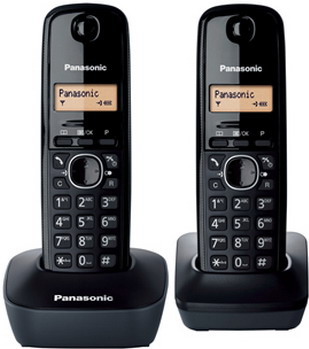 Bežični telefon Panasonic KX-TG 1612 crni