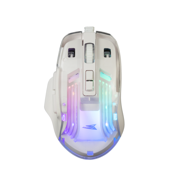 Baracuda MIŠ BGM-062 ANGLERFISH - Bijeli - Slika 5