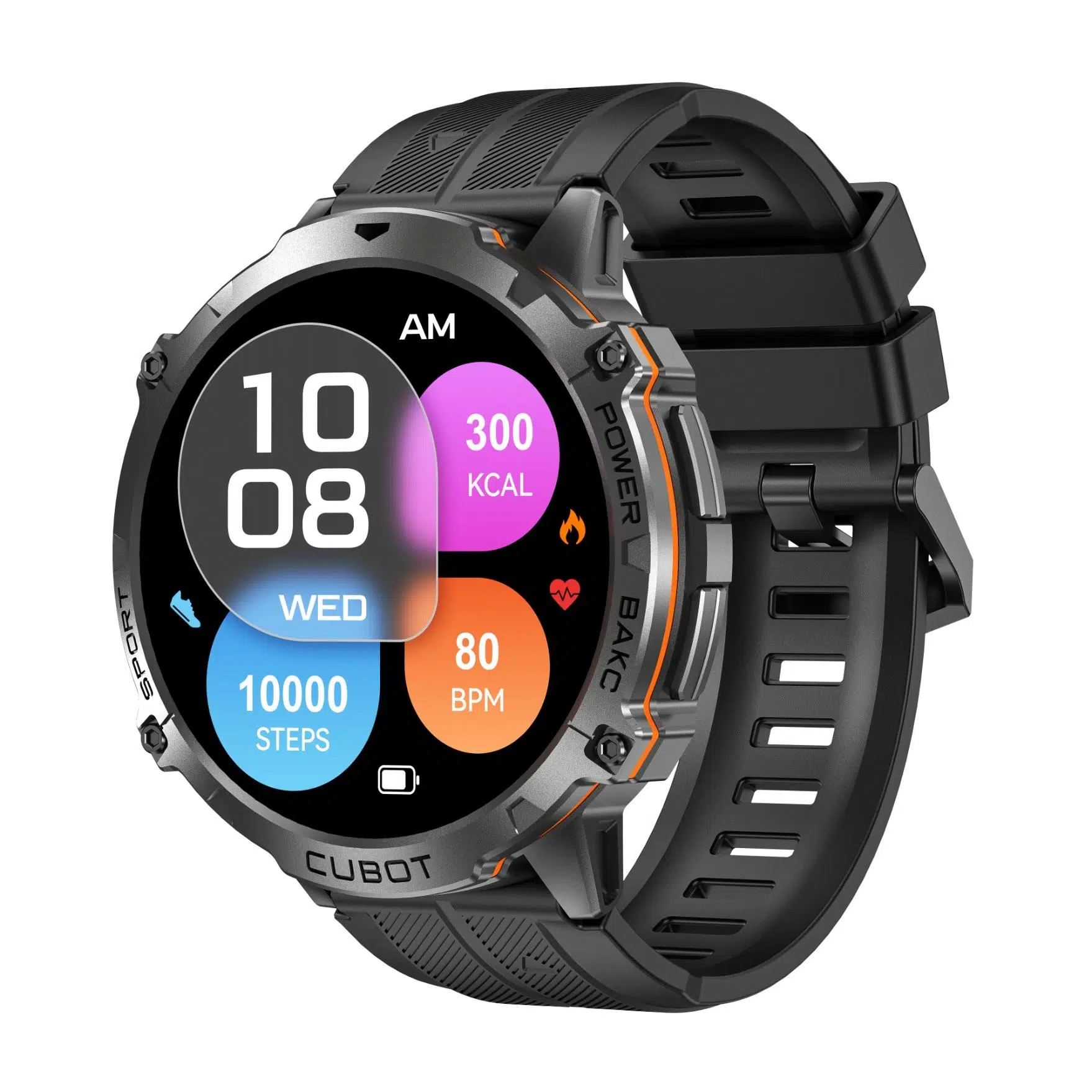 CUBOT SMARTWATCH X3 CRNI AMOLED ZASLON