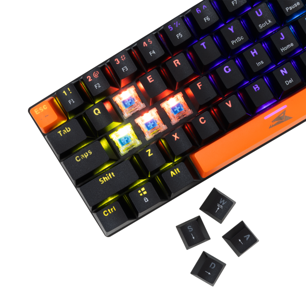 Baracuda TIPKOVNICA BGK-03121 DOLPHIN Crna - Mehanicka / US - PLAVI.SW. - Slika 4